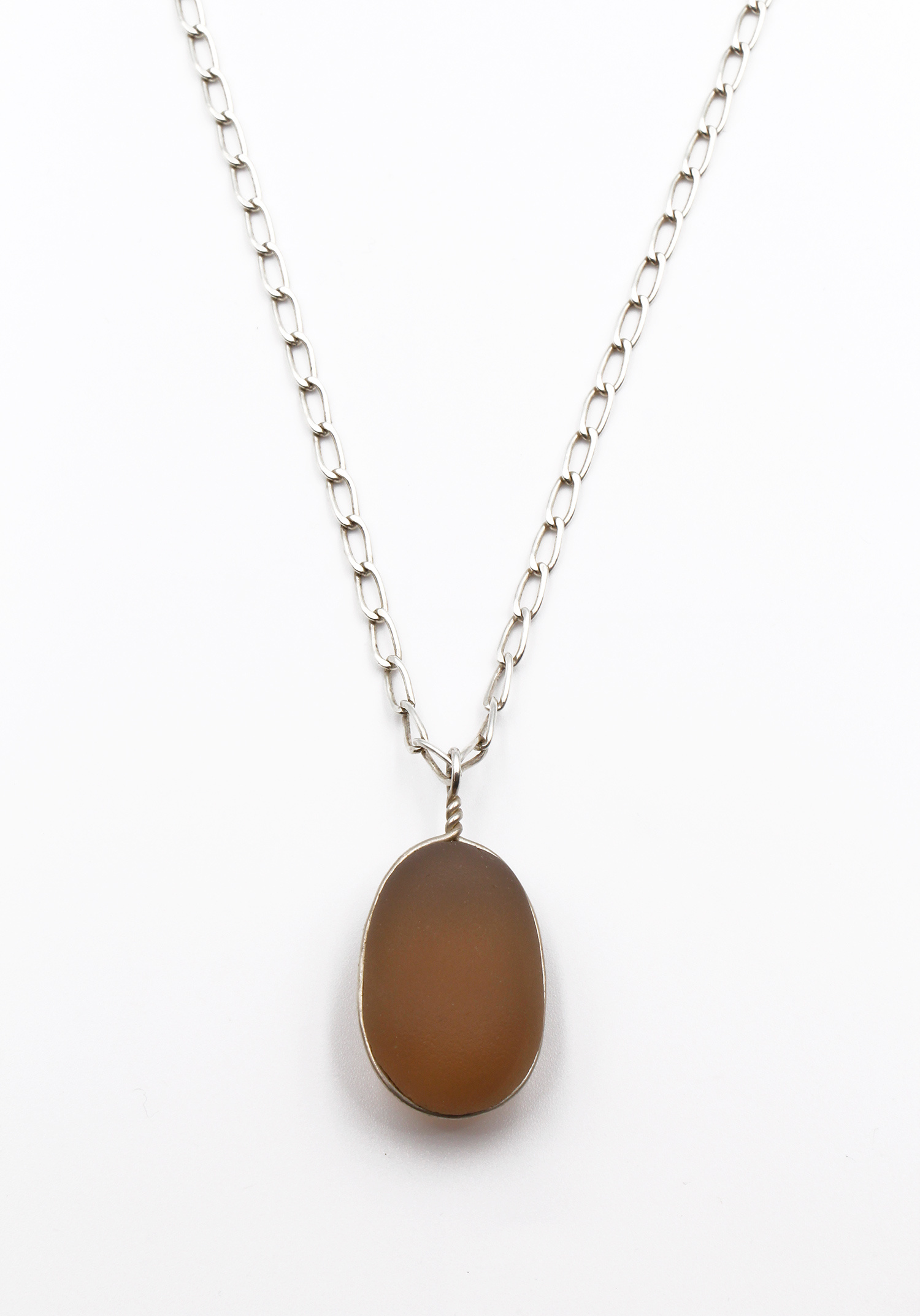 Seaglass Pendant by Gina Cowen