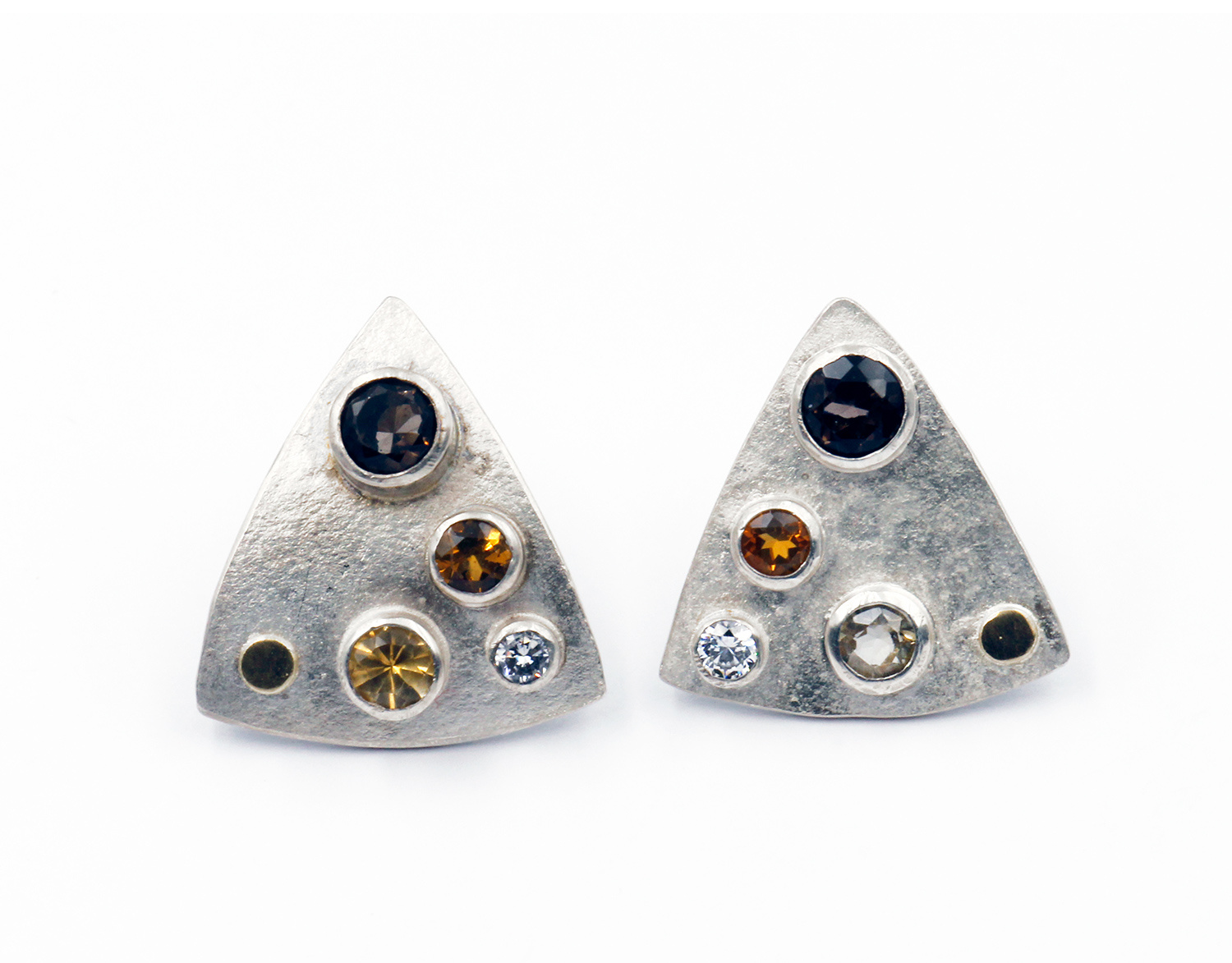 Triangular Studs by Cathy Timbrell
