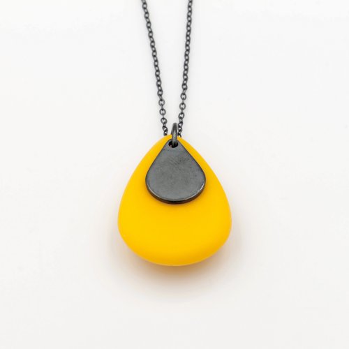 Yellow Pebble Pendant