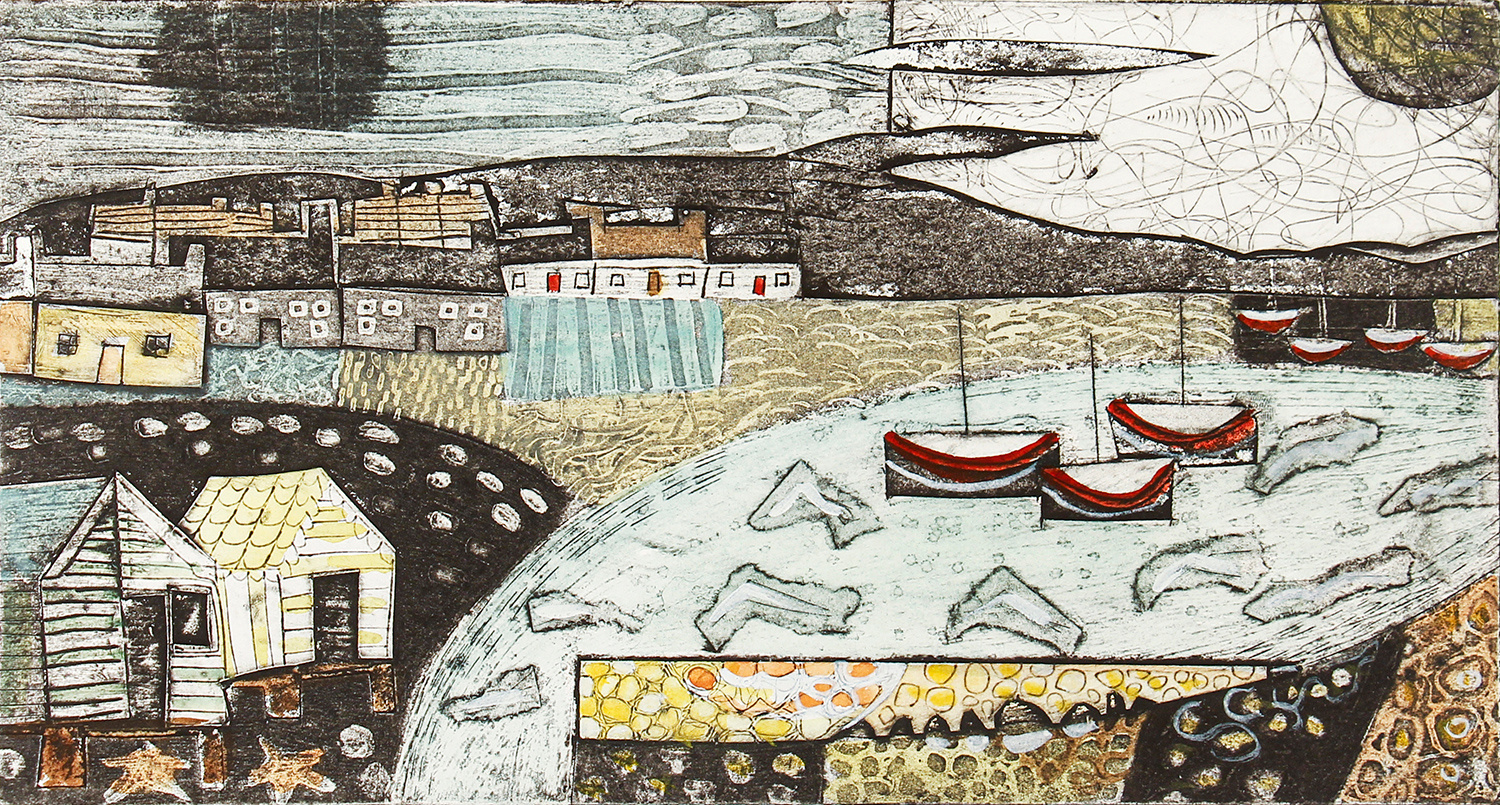 Boats & Beach Huts by Diane Griffiths