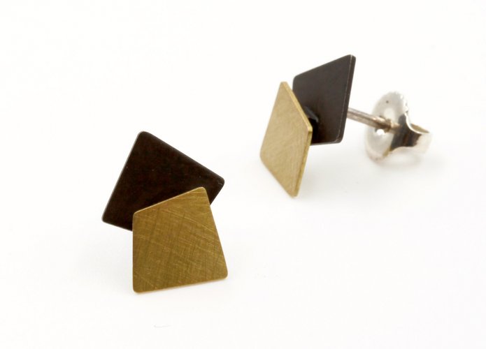 Earrings, Geometric Small