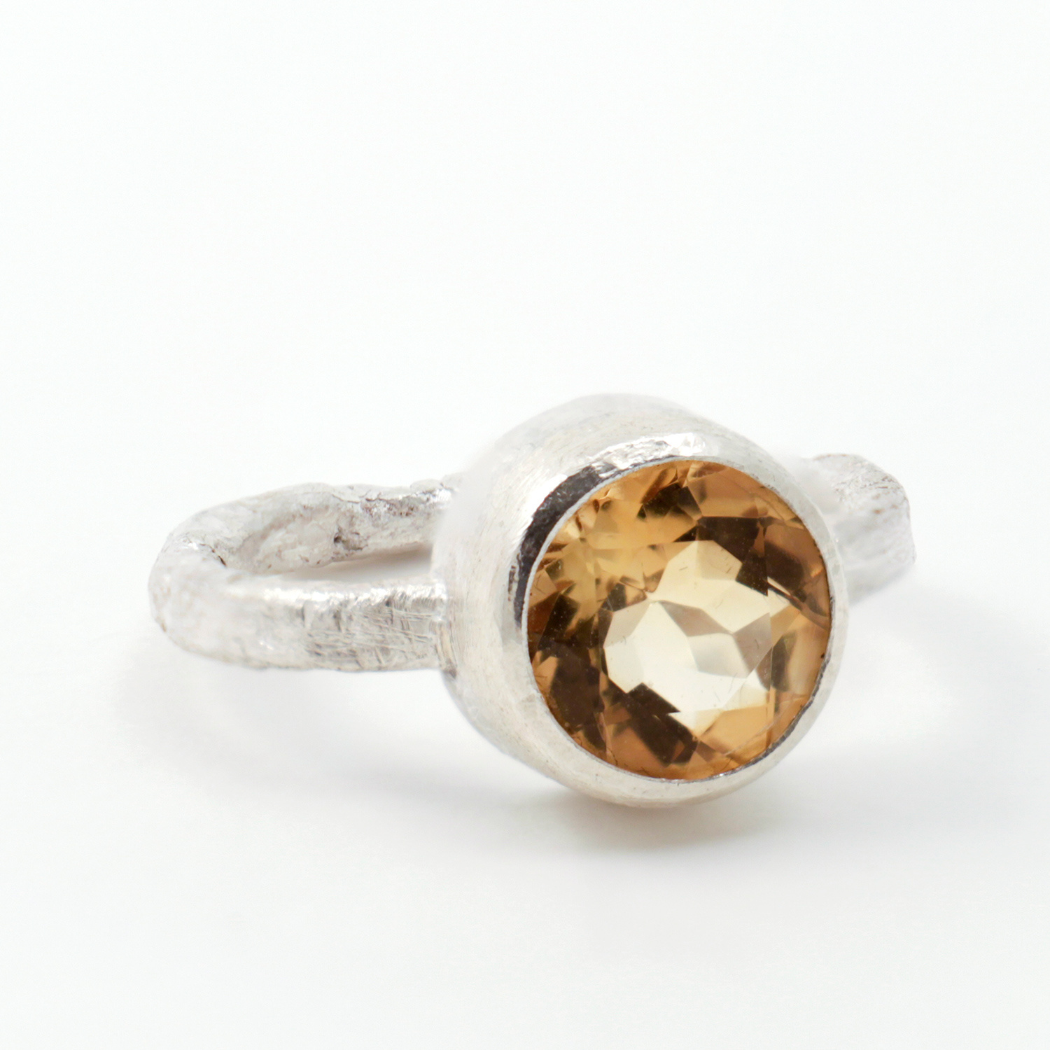 Ring, Round Citrine by Disa Allsopp