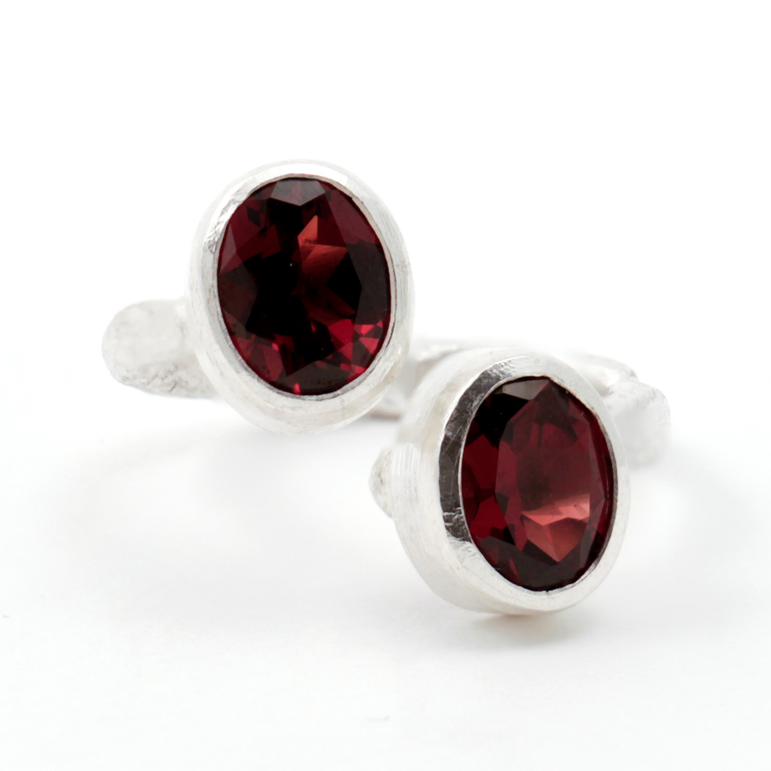 Ring, Double Garnets by Disa Allsopp