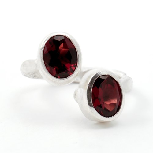 Image of Ring, Double Garnets