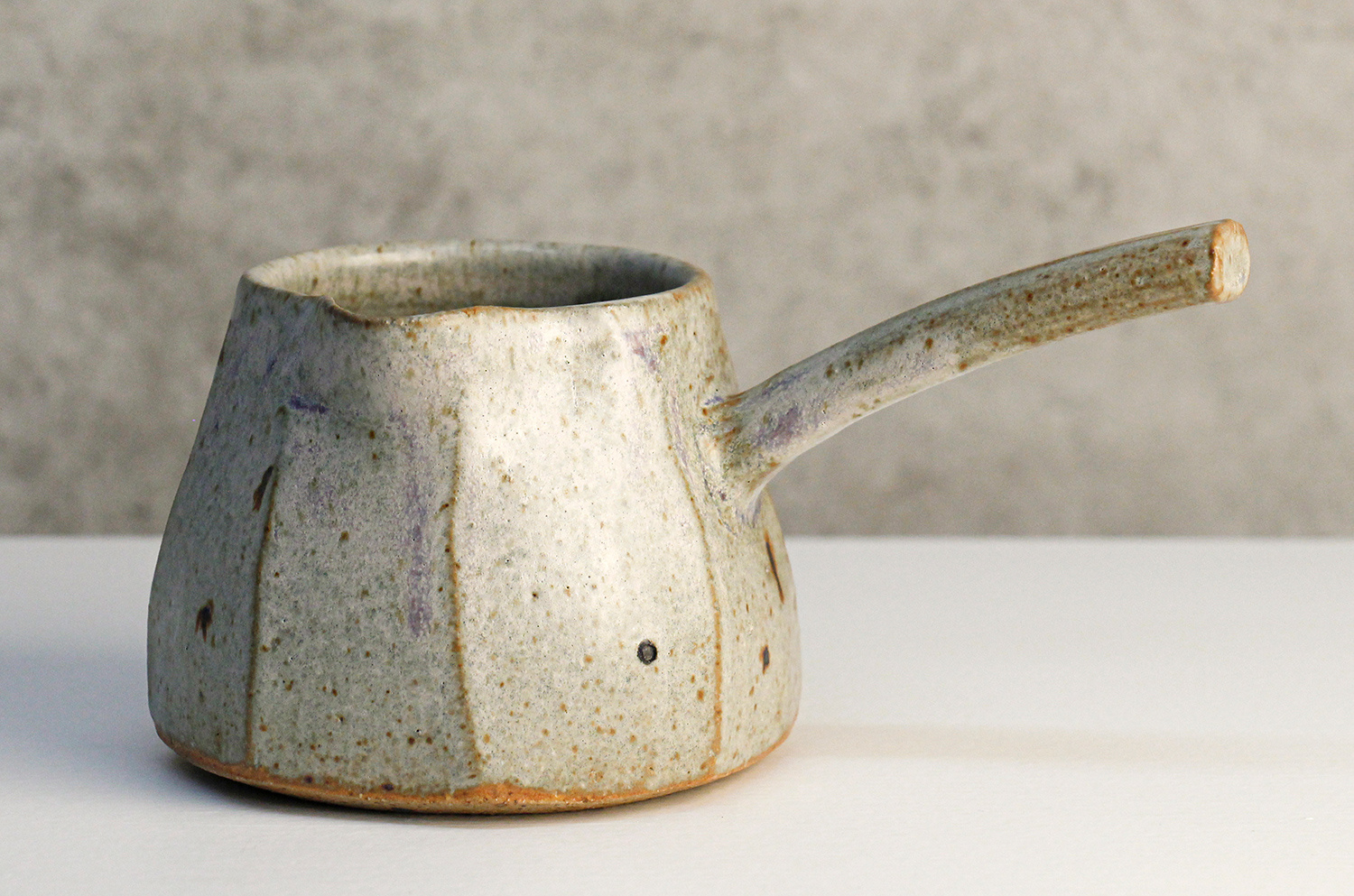 Faceted Sid-handled Pourer by Douglas White