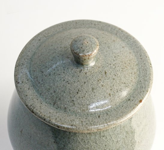 Celadon Lidded Jar by Douglas White - alternative image