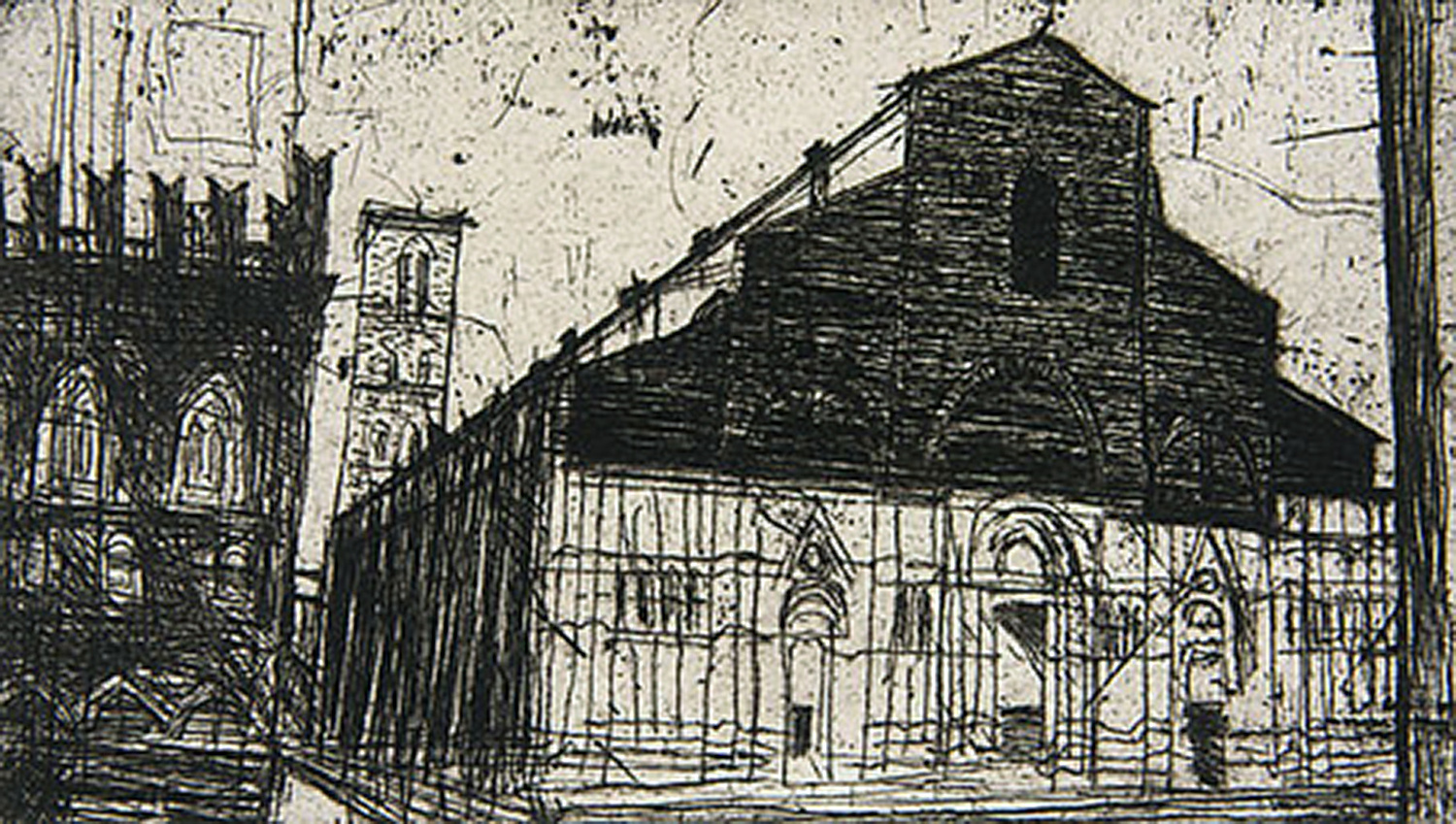 Duomo, san Petronio by Elizabeth Blackadder