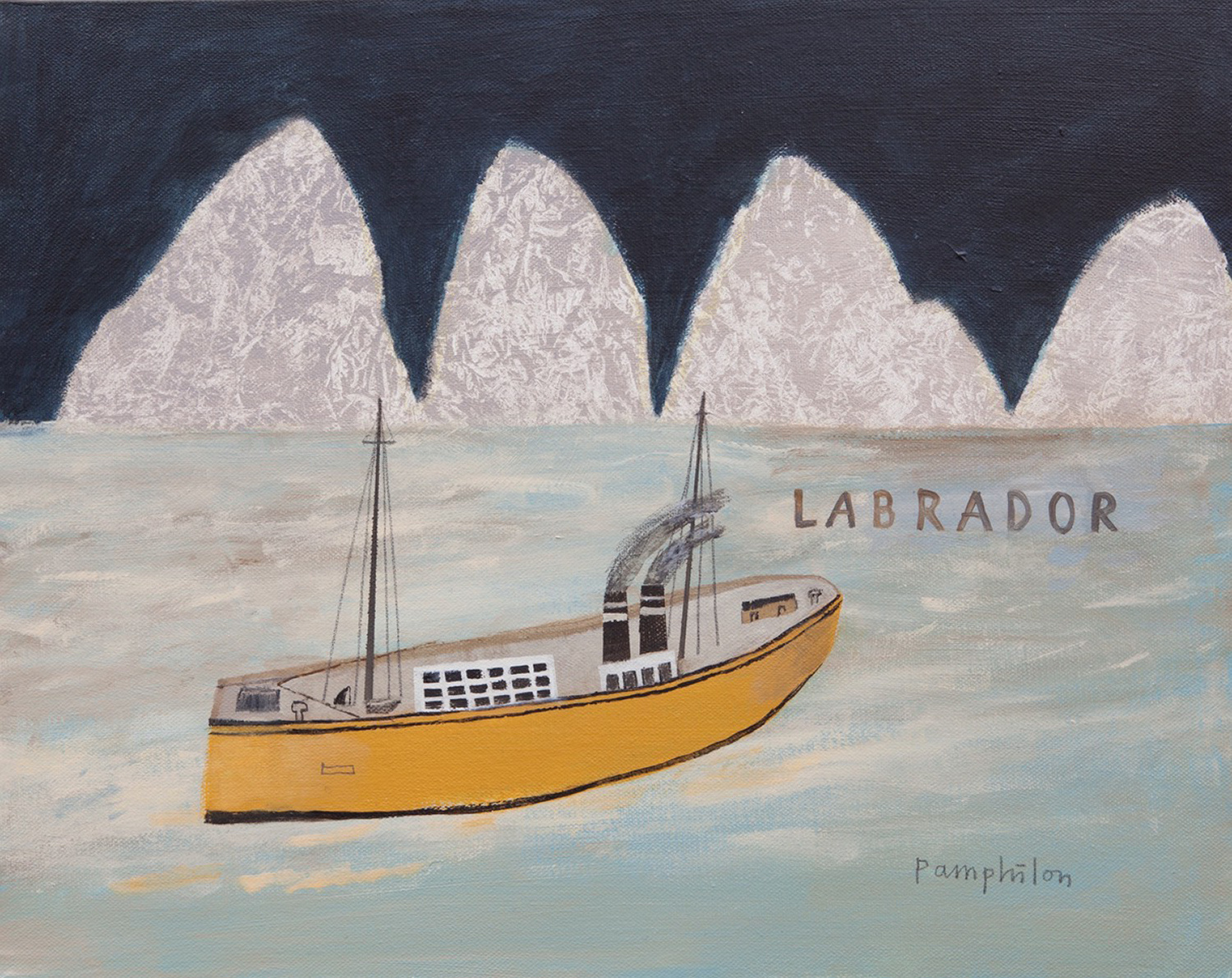 Alfred's Boat to Labrador by Elaine Pamphilon