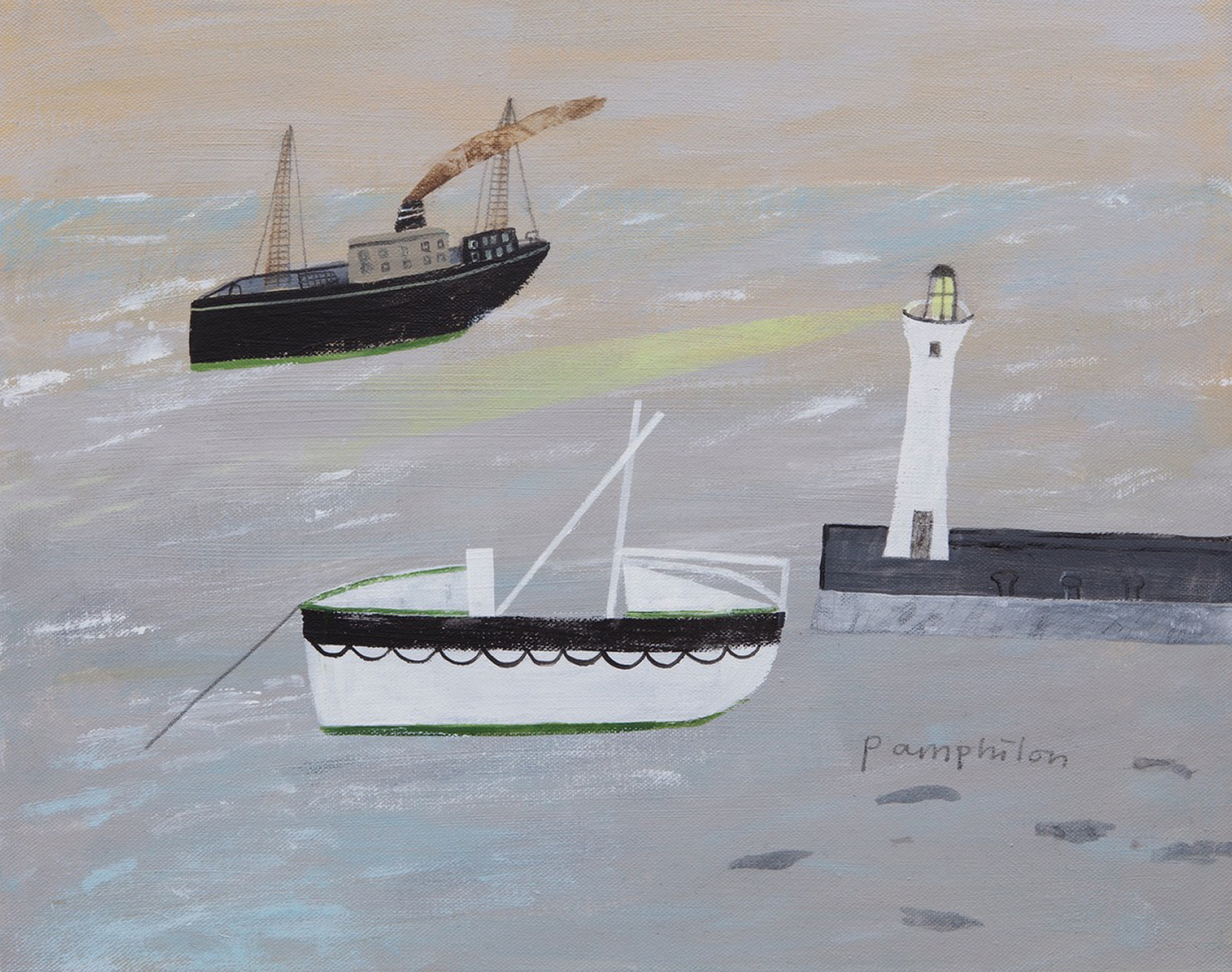 Alfred's Boats by Elaine Pamphilon