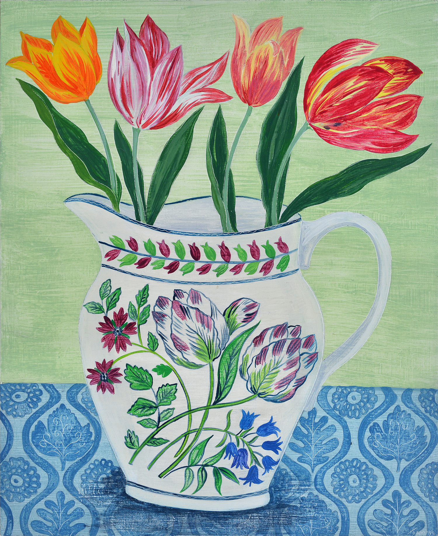 Tulip Jug by Debbie George