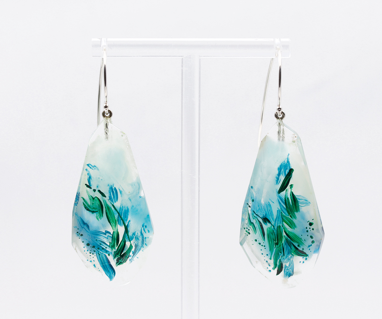 Botanical Gemstone Earrings by Holly Suzanna Clifford