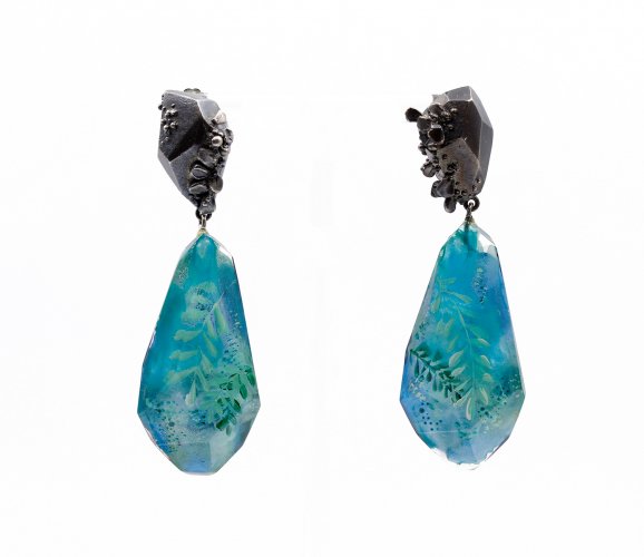 Botanical Gemstone Earrings