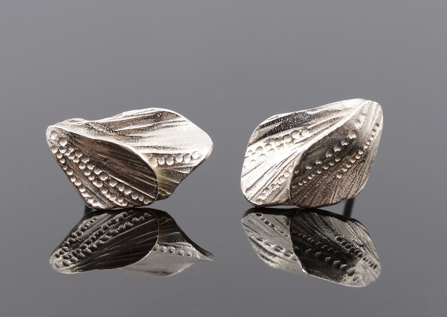 Large Petal Studs by Holly Suzanna Clifford