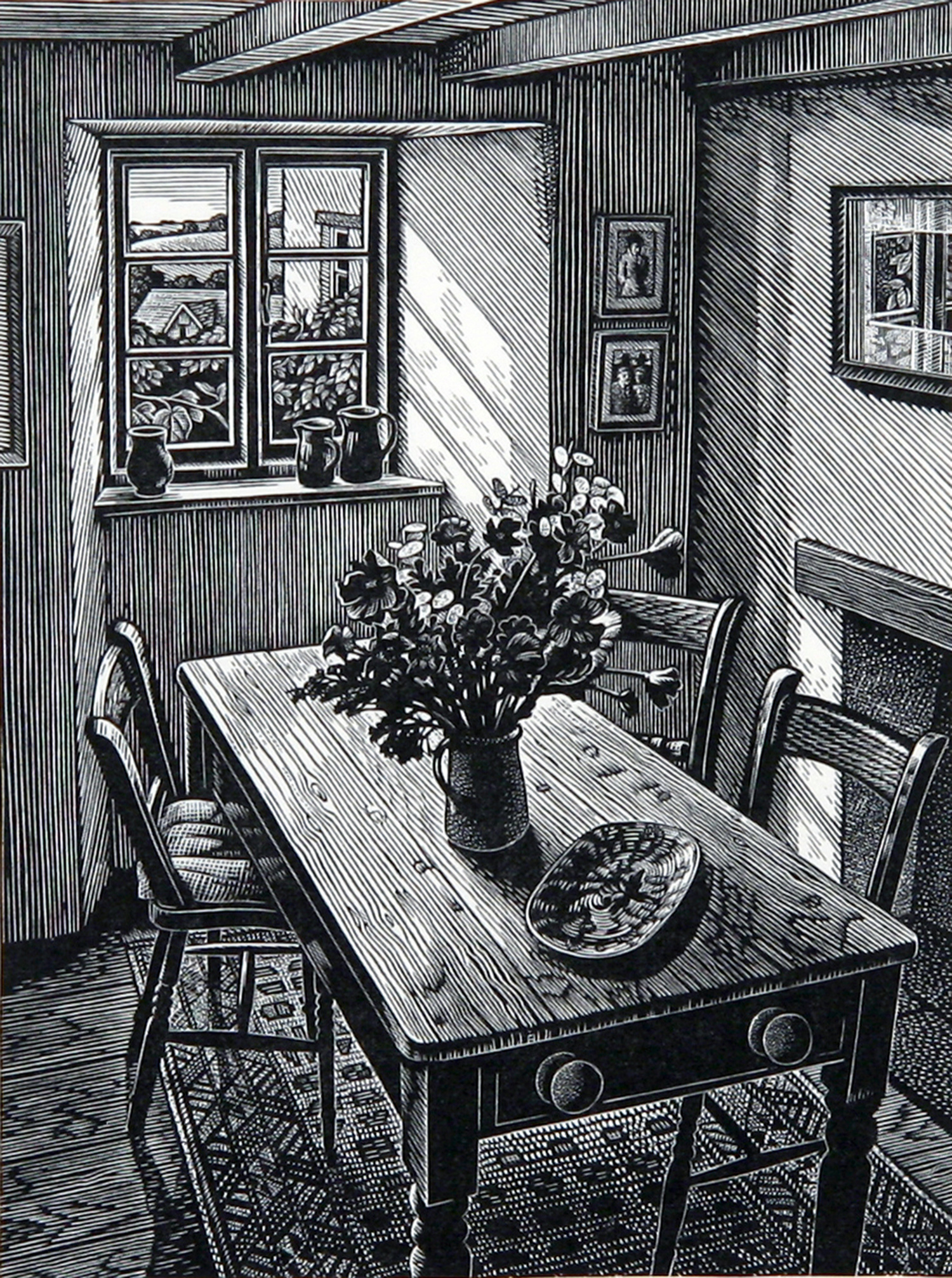 Cottage Interior by Howard Phipps