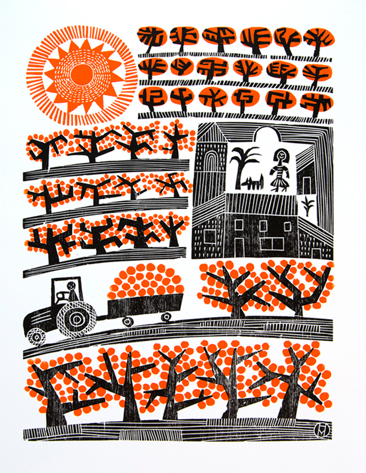 Orange Farm near Valencia by Hilke MacIntyre