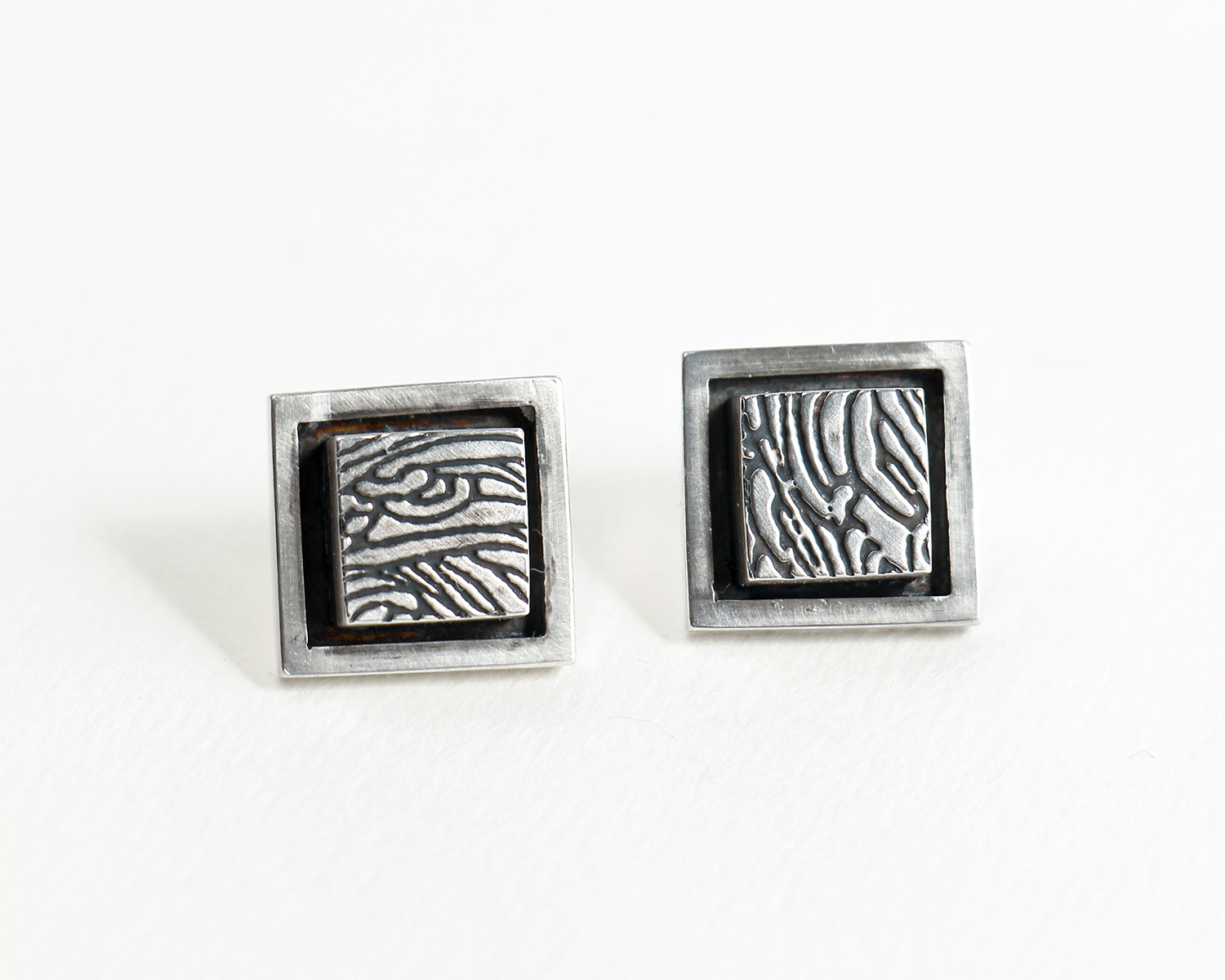 Square Studs by Jill Newbrook