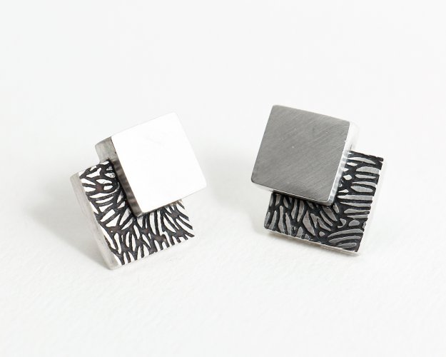 Double Square Studs
