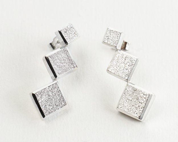 Image of Three Square Earrings