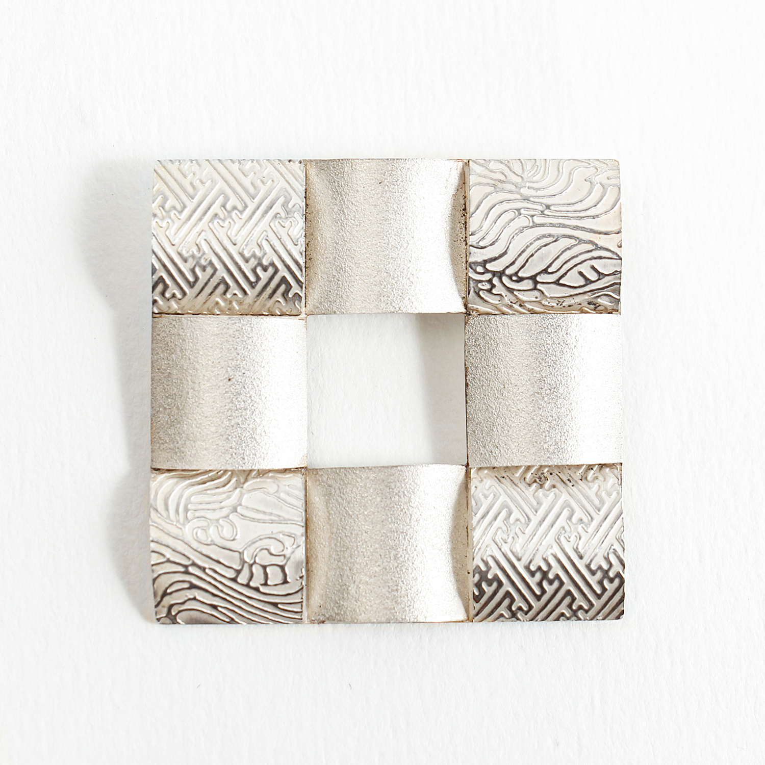 Square Brooch by Jill Newbrook