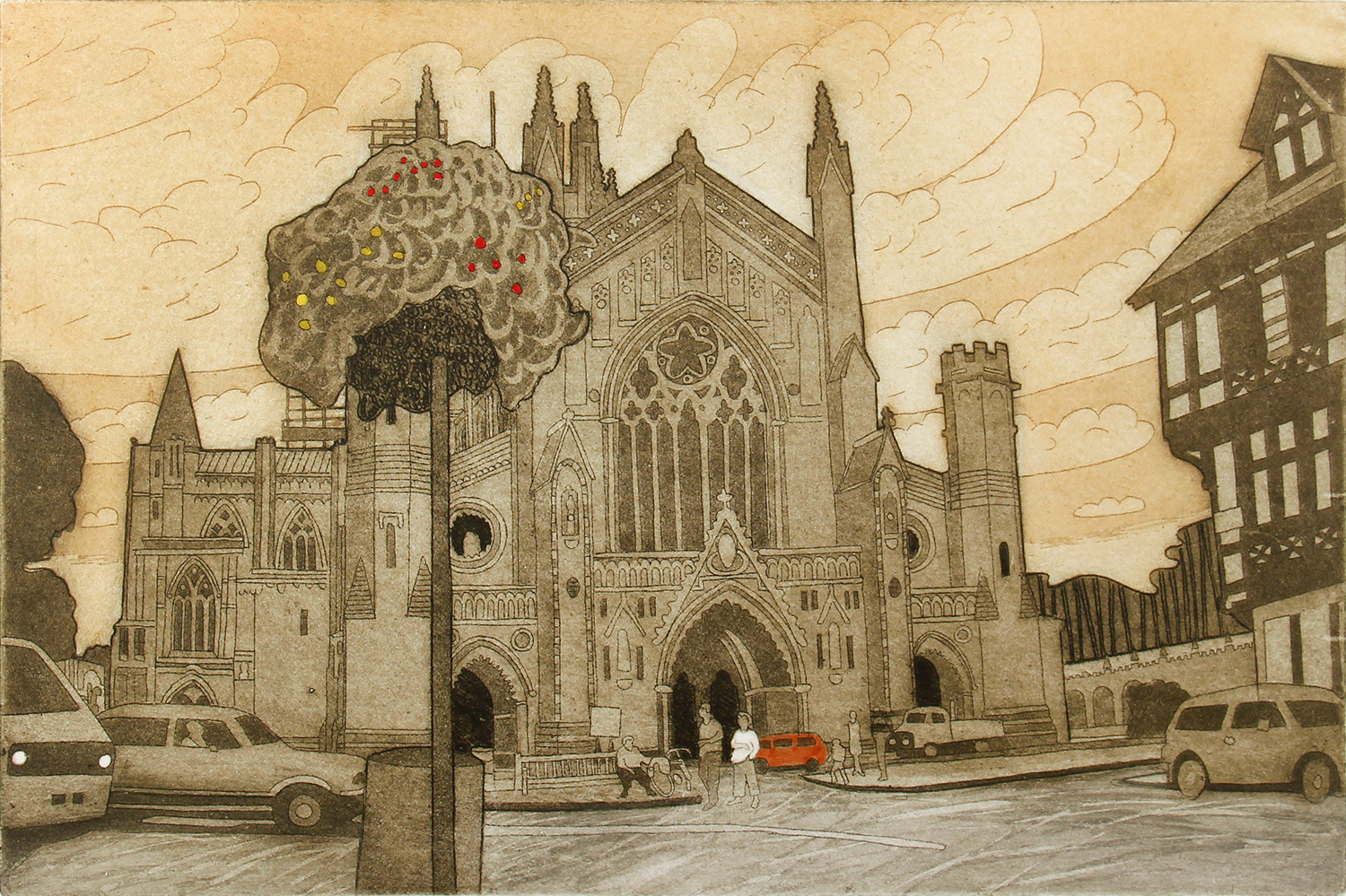 Hereford Cathedral by John Brunsdon