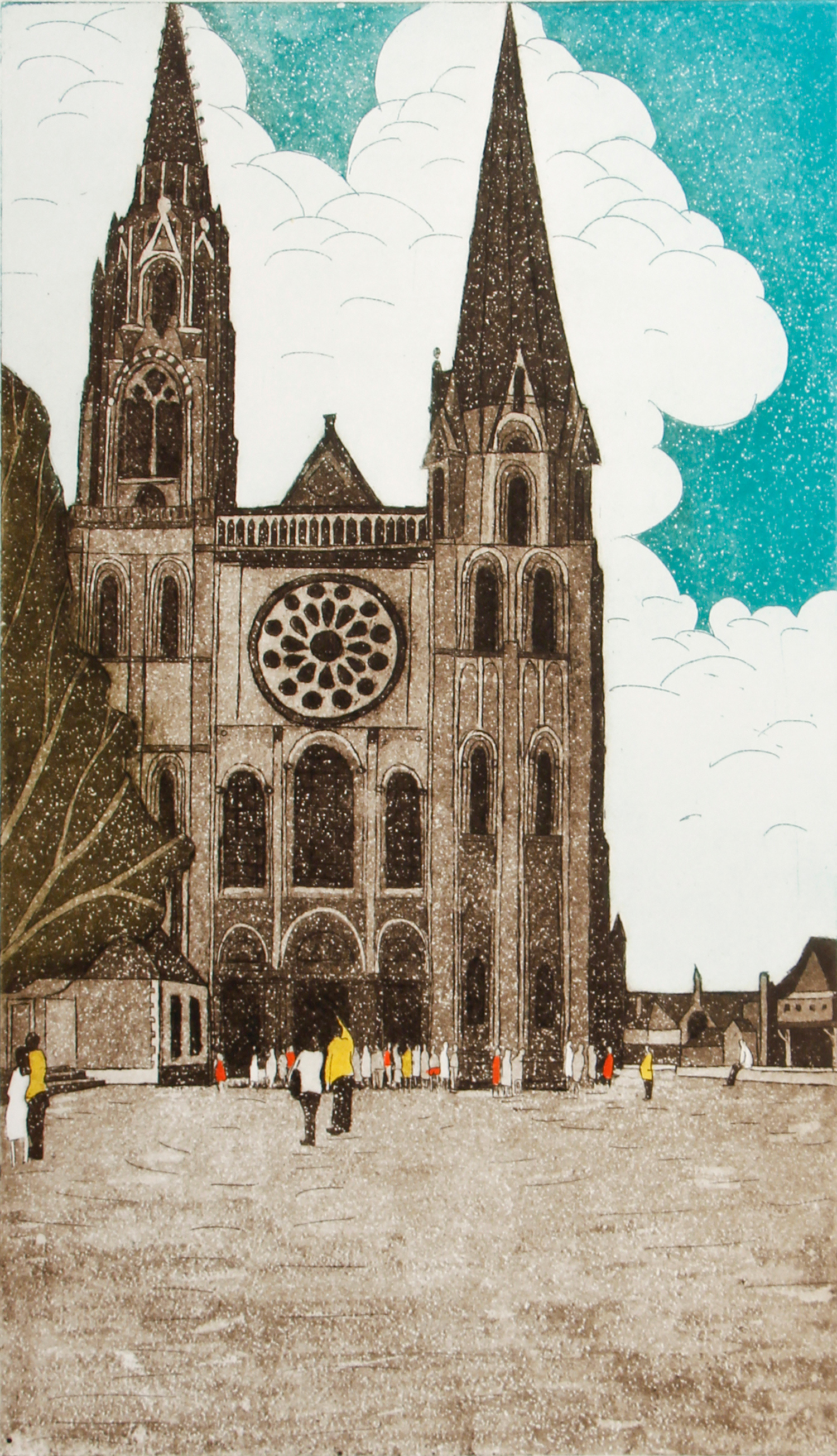 Chatres Cathedral by John Brunsdon
