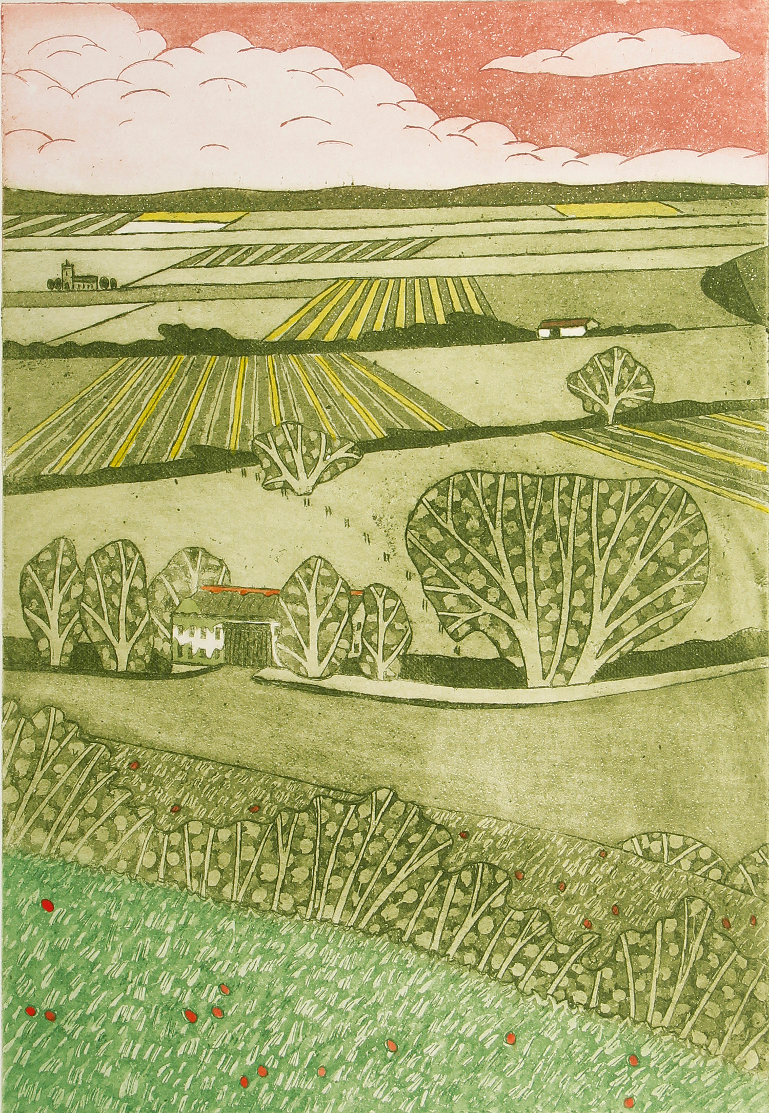 Albion Barns I by John Brunsdon