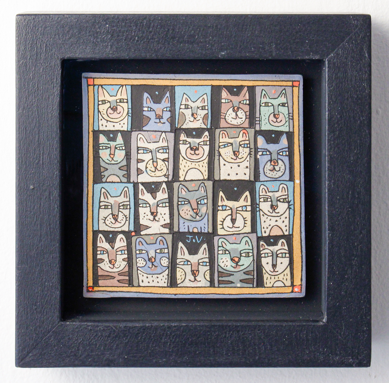 Cats in a Grid by Joanna Veevers