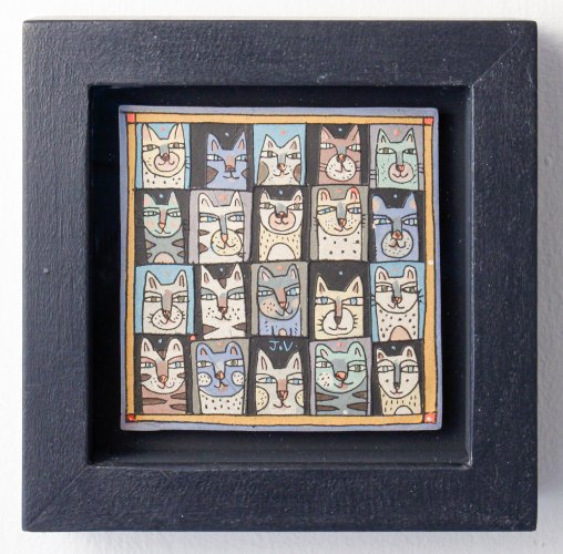 Cats in a Grid