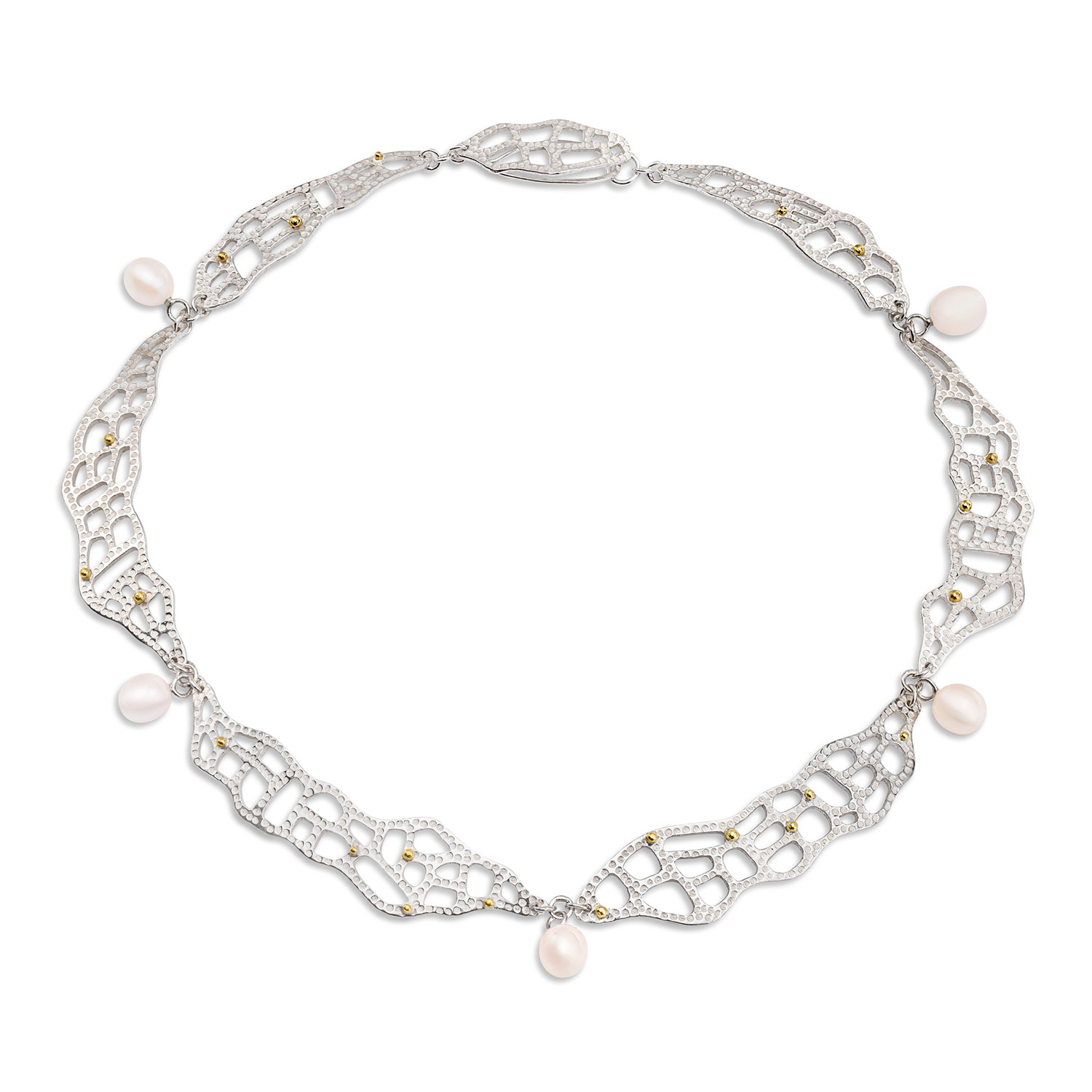 Ramalina Pearl Necklace by Kate Bajic