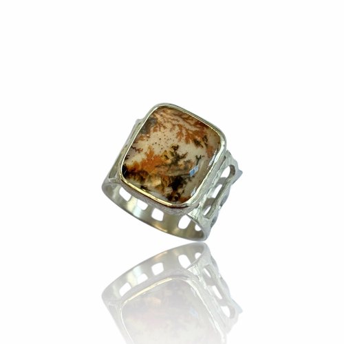 Ramalina Agate Ring