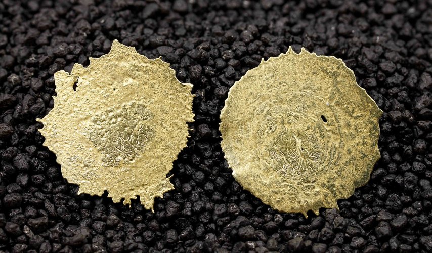 Image of Splash Disc Earrings