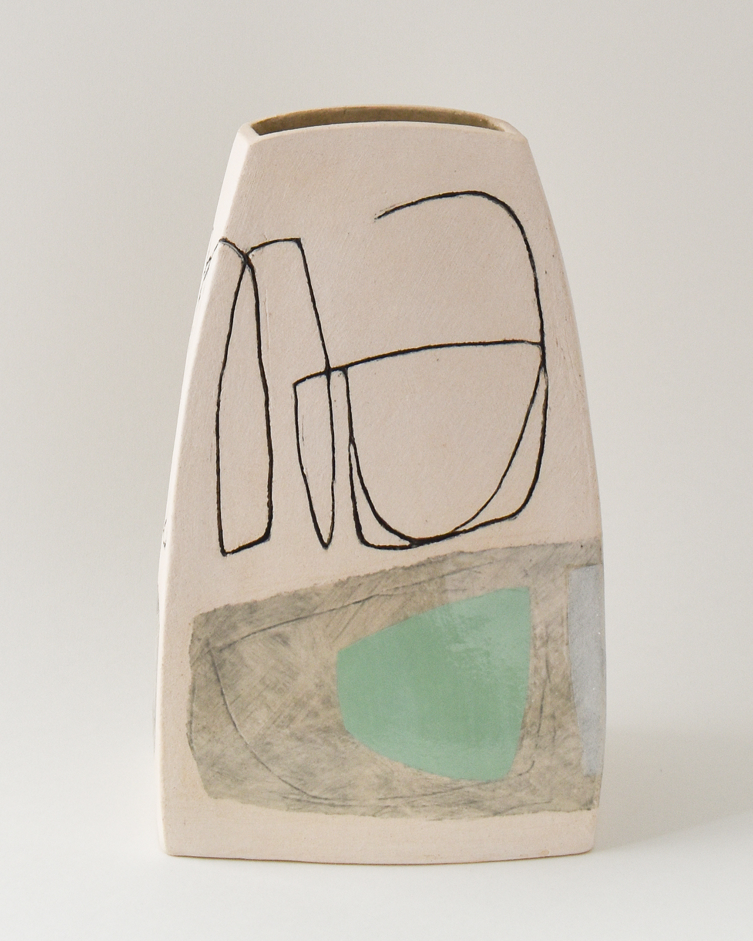 Tapered Vessel, tall by Louise McNiff