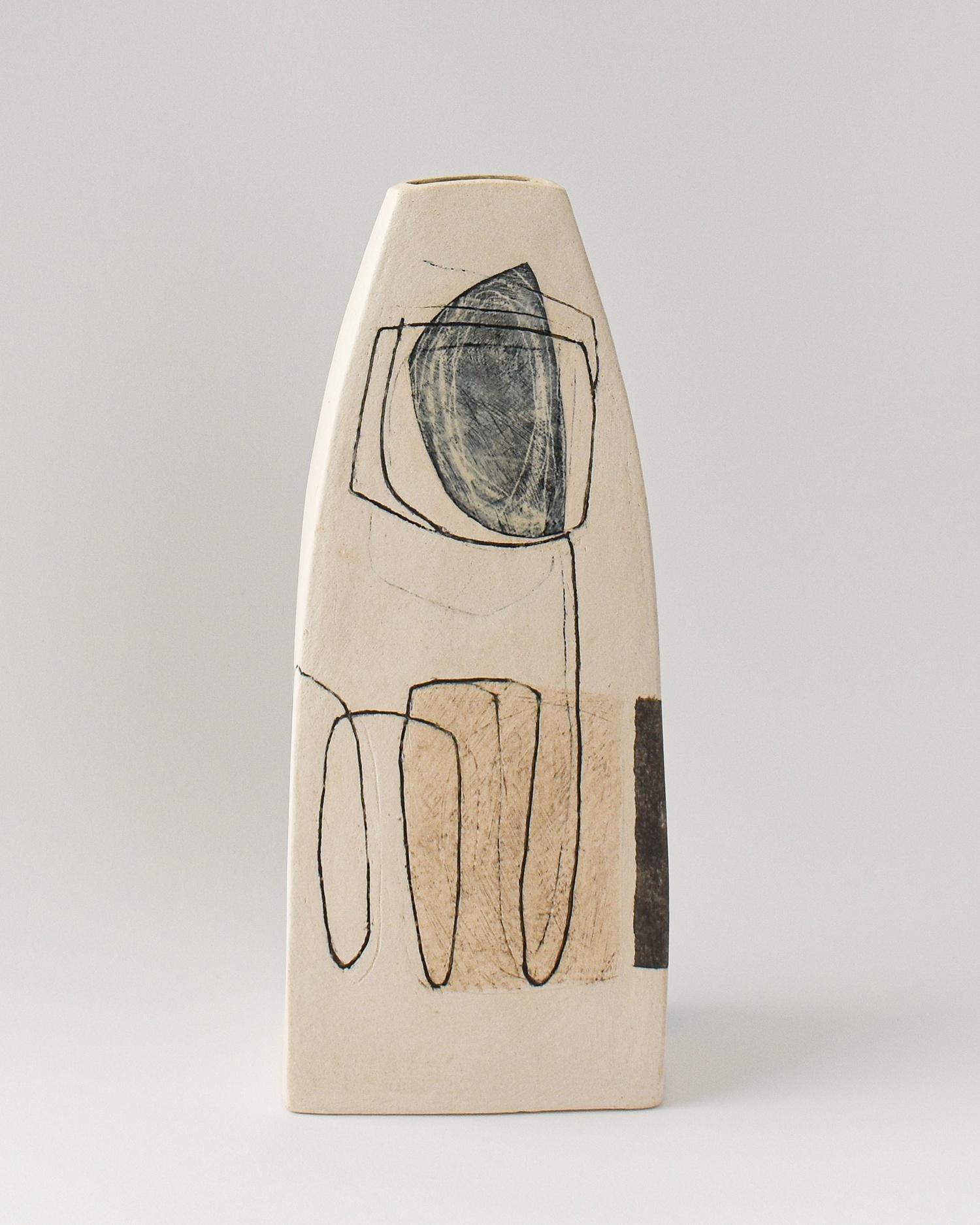 Narrow Tapered Vessel by Louise McNiff