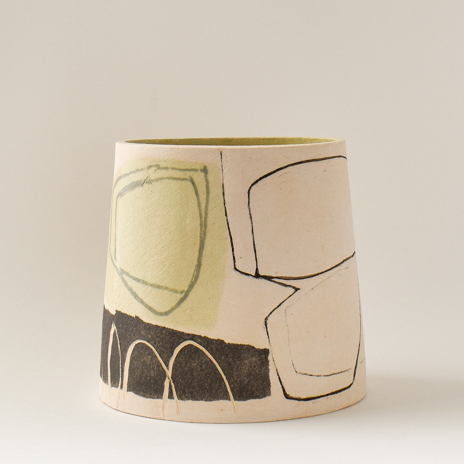 Tapered Oval Vessel by Louise McNiff