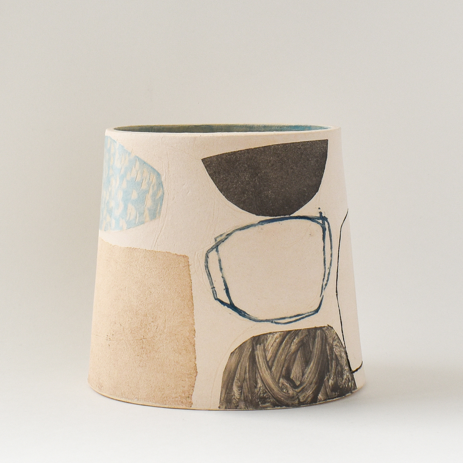 Tapered Oval Vessel by Louise McNiff
