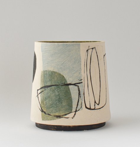 Tapered Oval with Foot by Louise McNiff - alternative image