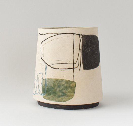 Tapered Oval with Foot by Louise McNiff - alternative image