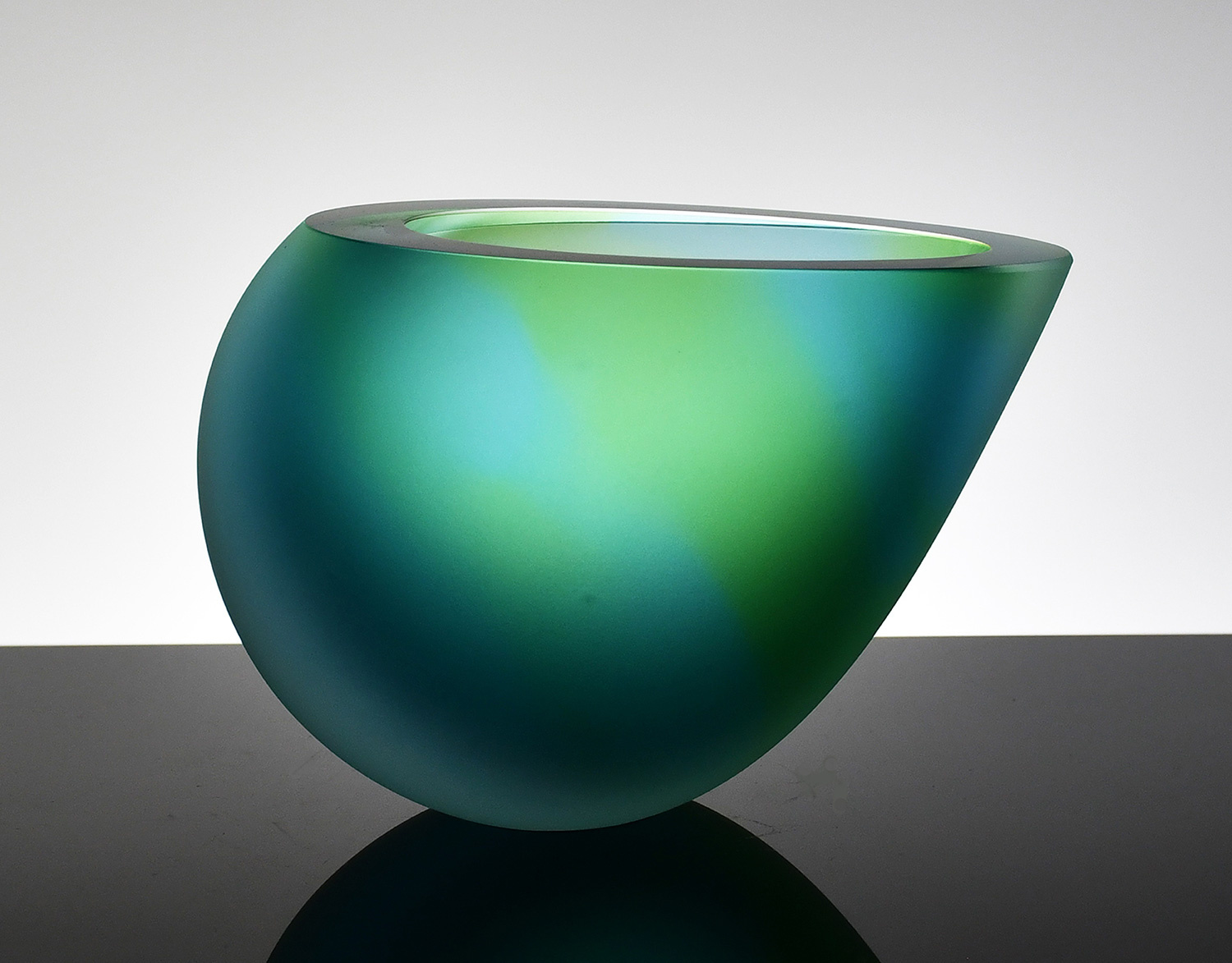 Solitude (aqua/citrus) by Amanda Notarianni