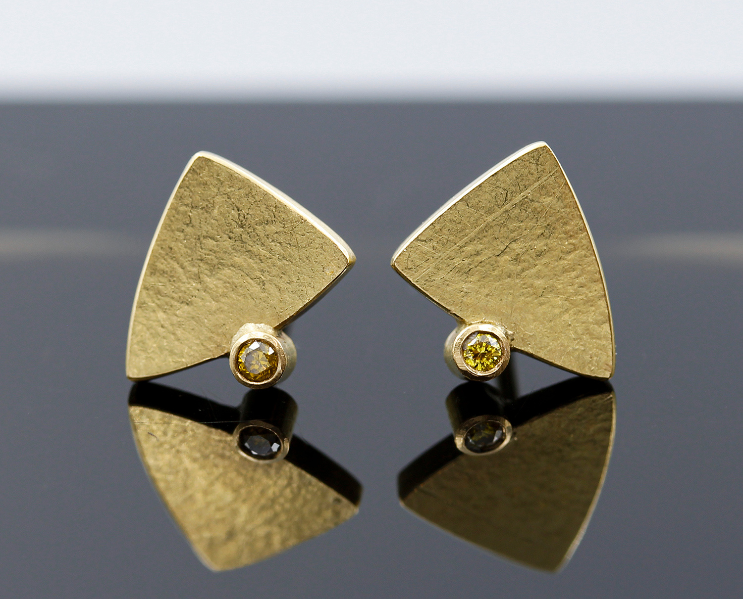 Studs, Triangle by Catherine Mannheim