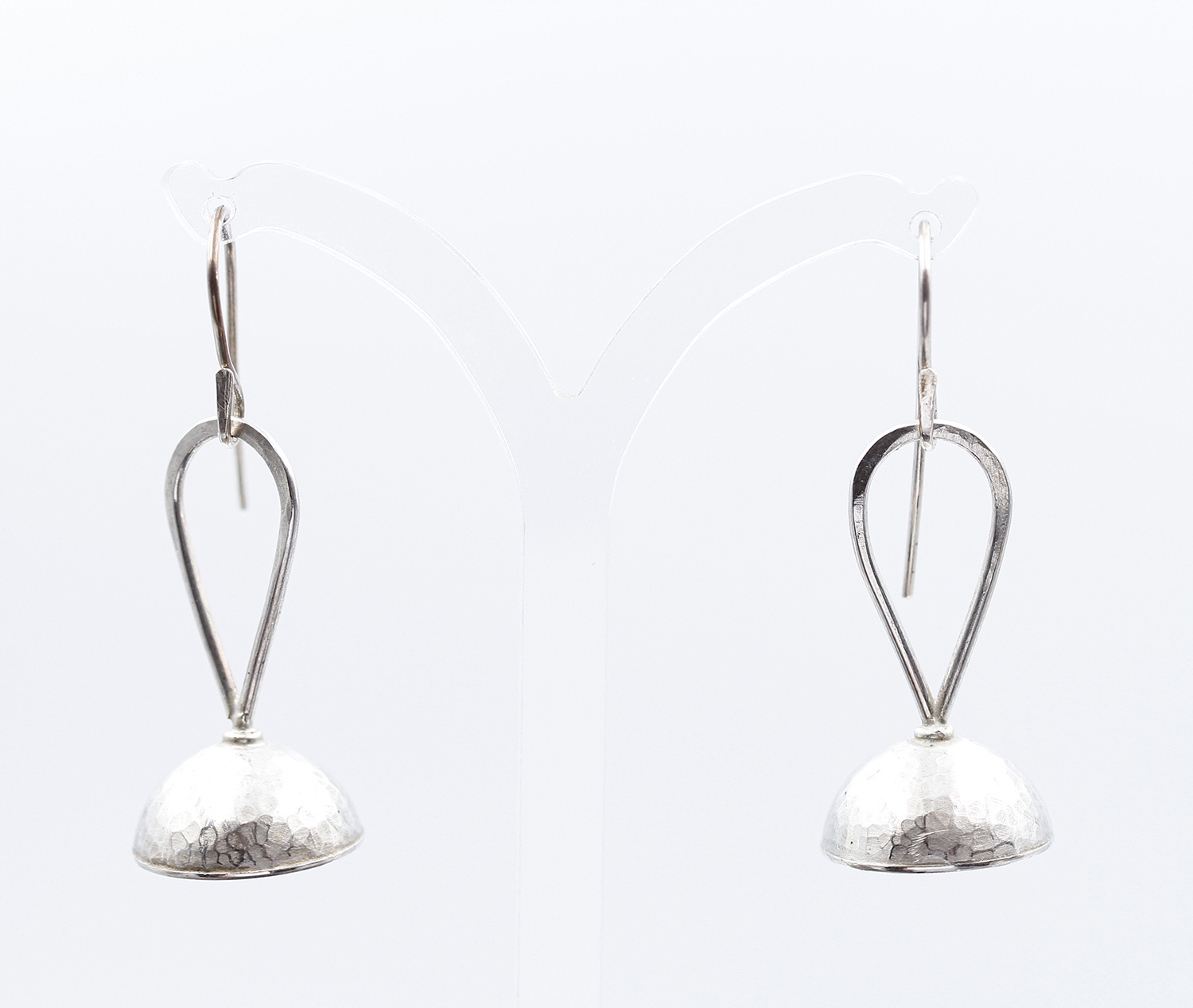 Earrings, Long 1/2 Dome by Catherine Mannheim