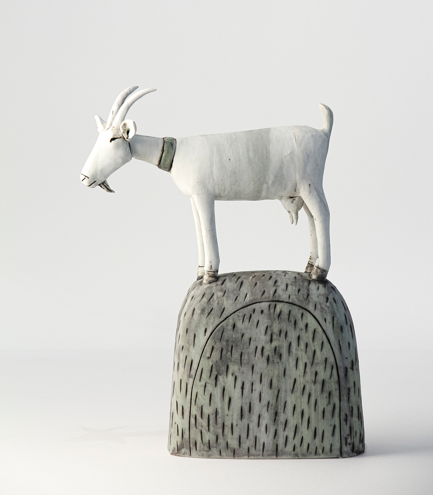 Goat on a Hill by Anna Noel