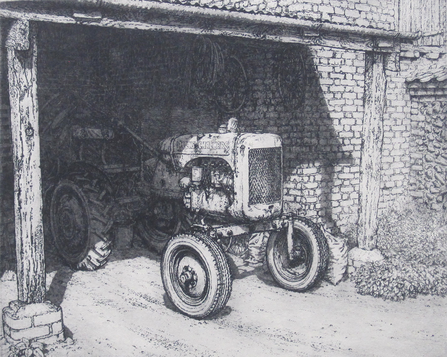 Tractor Shed - Manor Farm by Nicholas Ward