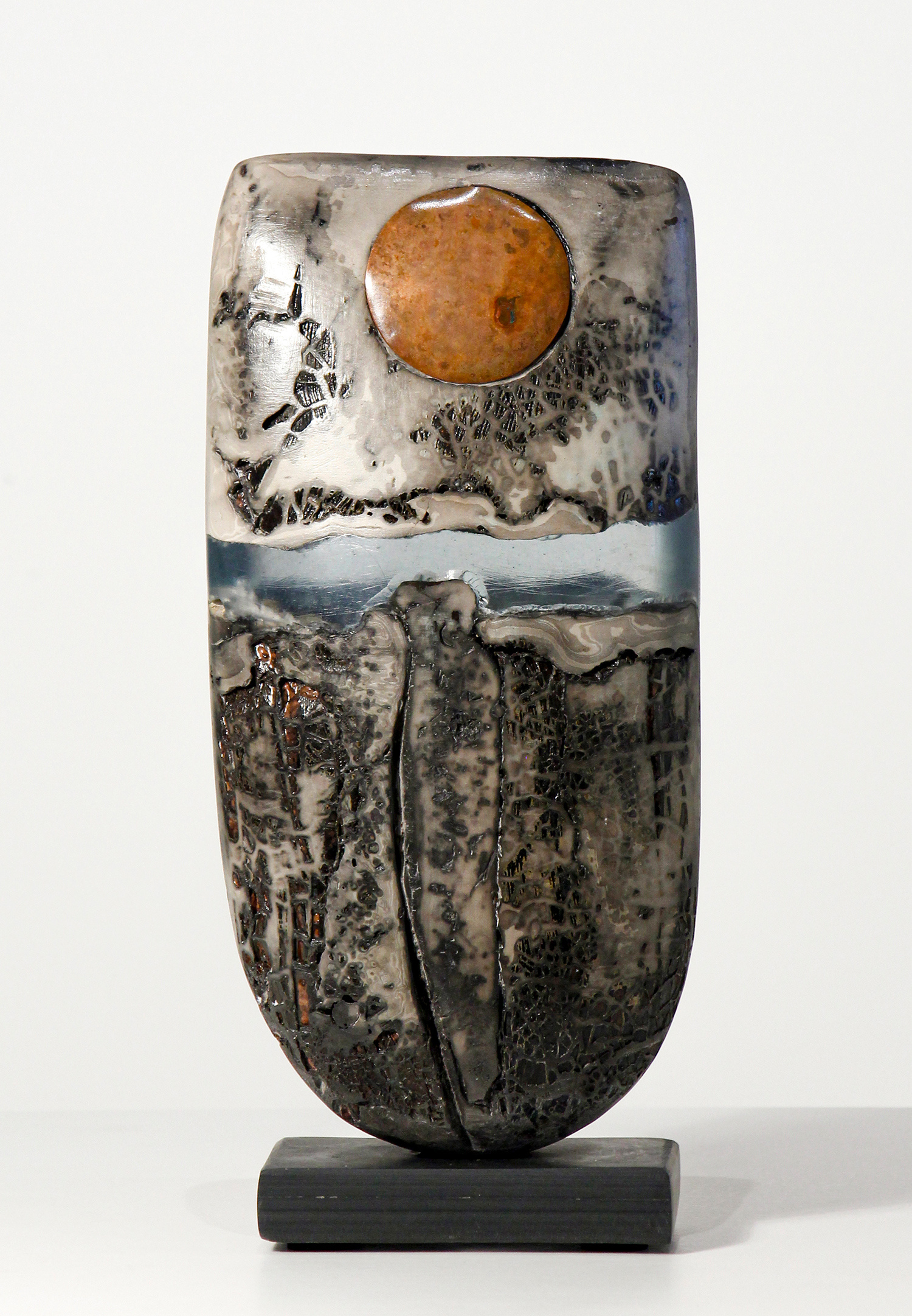 Raku Bow by Peter Hayes