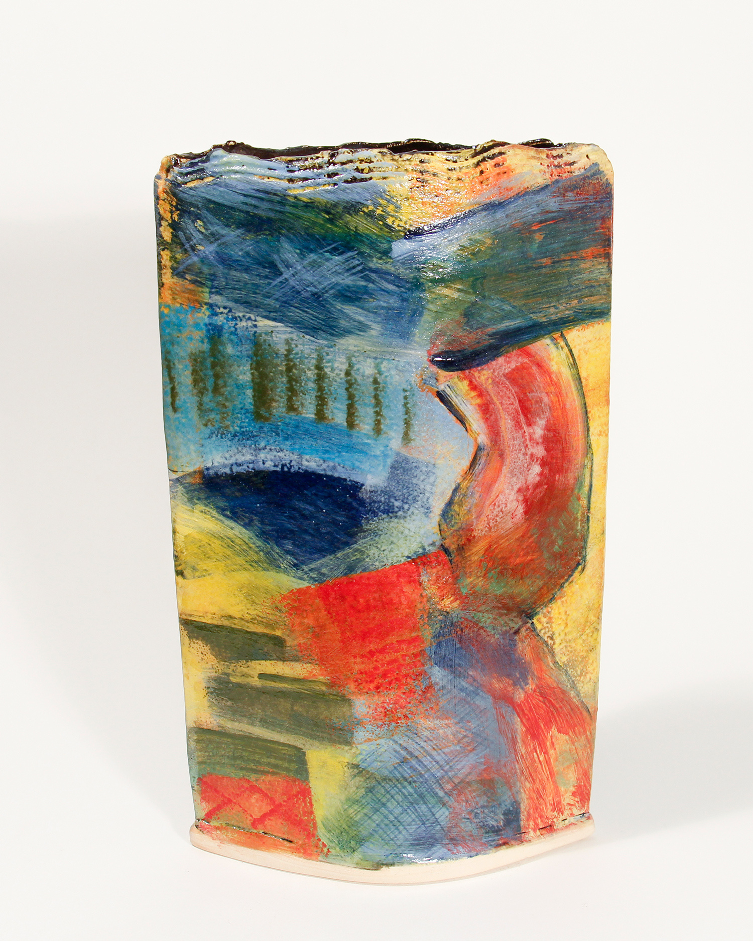 Abstract Slab Pot by John Pollex