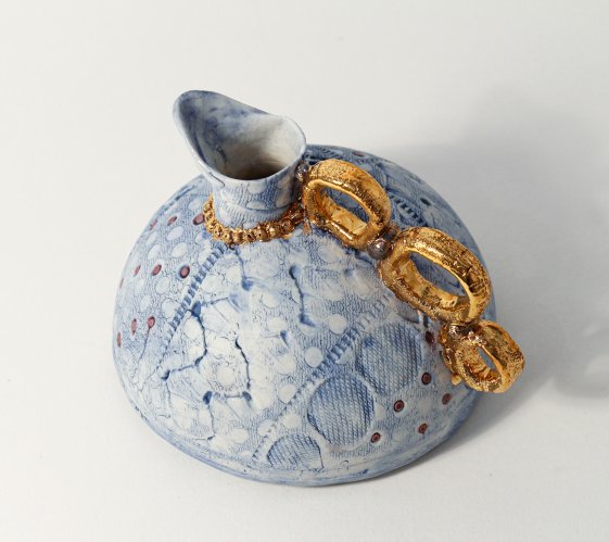 Blue Jug, small by Pam Schomberg - alternative image