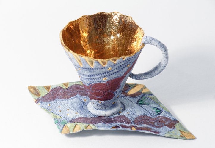 Cup & Saucer by Pam Schomberg - alternative image