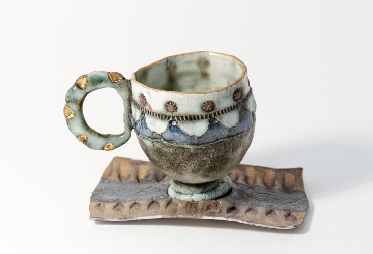 Cup & Saucer by Pam Schomberg - alternative image