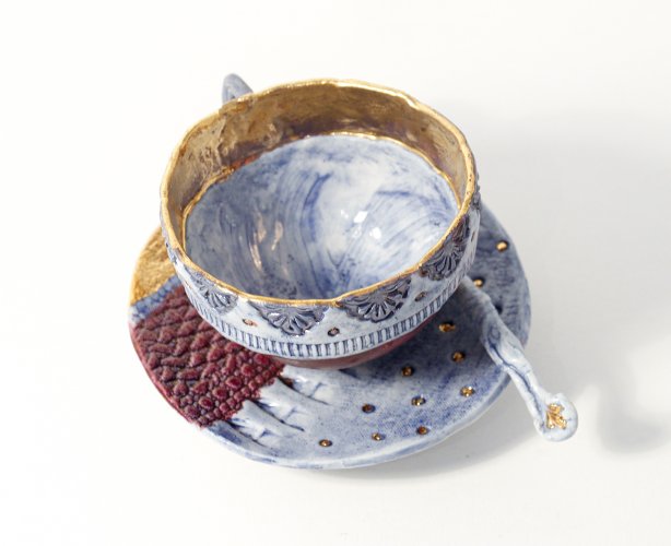 Cup & Saucer by Pam Schomberg - alternative image