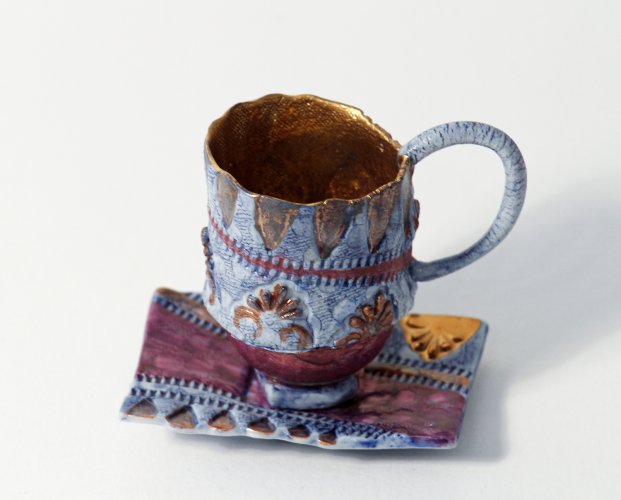 Cup & Saucer by Pam Schomberg - alternative image