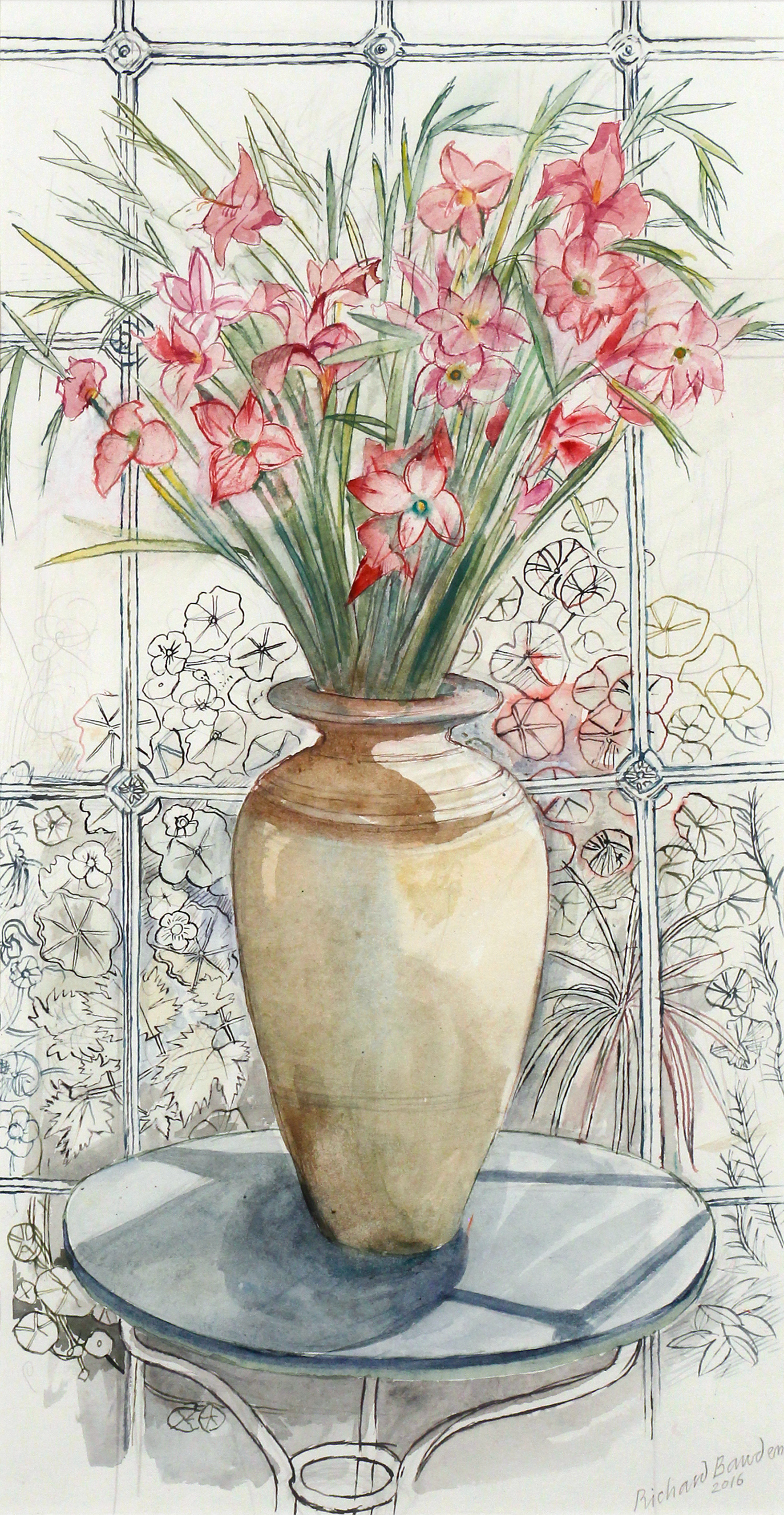 Gladioli by Richard Bawden